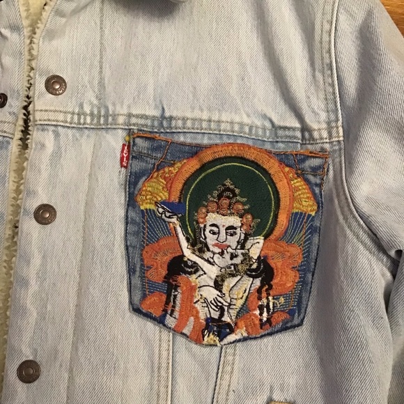 Denim “Ex-Boyfriend” Trucker Jacket - Picture 2 of 14